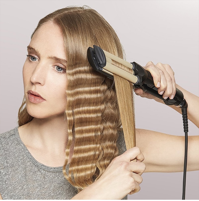 Wave hair styler 3 tønder big wave krøllejern hårkrøllere krøllejern fluffy waver salon stylingværktøjer