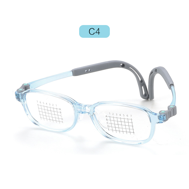 6-12 Jahre alt Brillen quadratisch EMS TR90 Kinderbrille Junge Mädchen Brille Brillen Myopie optische Brillen