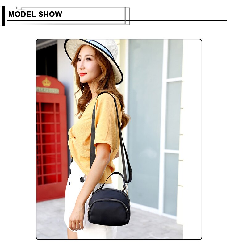 Sød pige crossbody tasker håndtaske bred rem kvinder skuldertasker multi-lomme dame messenger taske makeup taske til kvinder