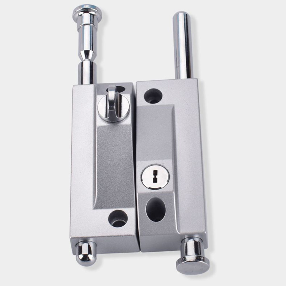 Pestillo de puerta con perilla/llave, cerradura de hierro de aleación de Zinc para puerta de madera, perno de resorte, accesorios de Hardware, 1 ud.