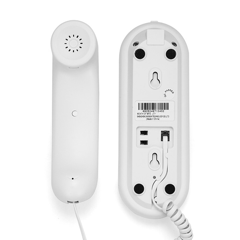 Corded House Phones Landline, Dial Pad on Base unit Home Phone, Landline Phones Last Number Redial, Wall Mountable Landline Tele