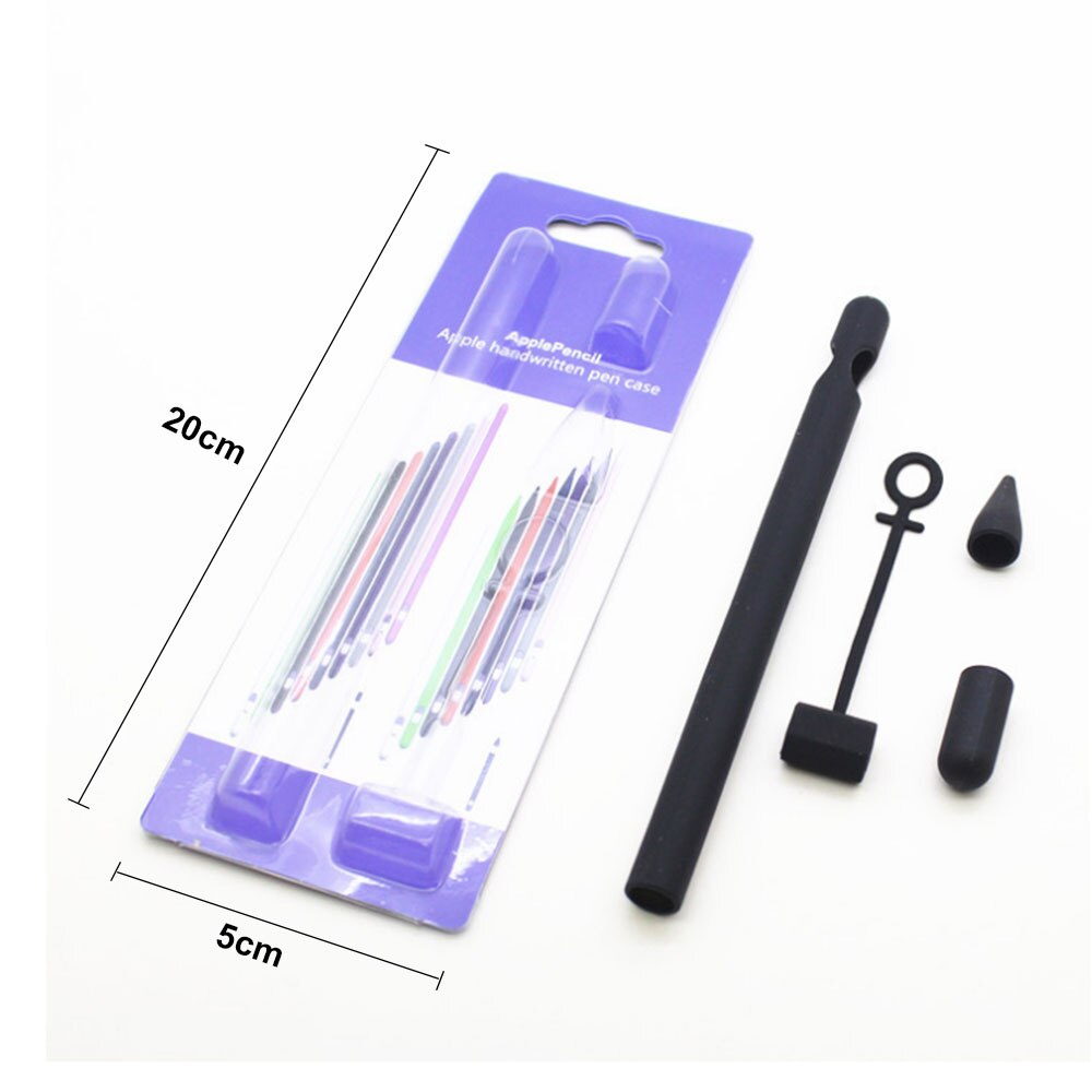 Funda protectora para Apple Pencil 1, funda de silicona blanda de colores Compatible con iPad, tableta, lápiz táctil