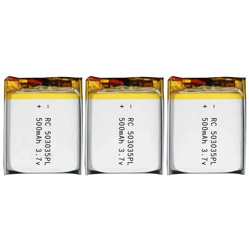 503035 Akumulator litowo-polimerowy 3,7 V 500 mAh Li po ion Lipo do nawigacji MP3 GPS DVD