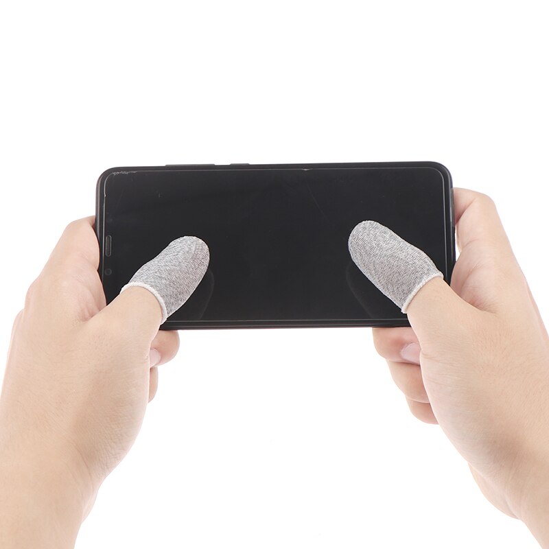 10 Stuks Nylon Mobiele Touch Ademend Game Controller Vinger Cover Zweet Proof Gaming Vinger Handschoenen Non-Kras Mouw Gevoelige