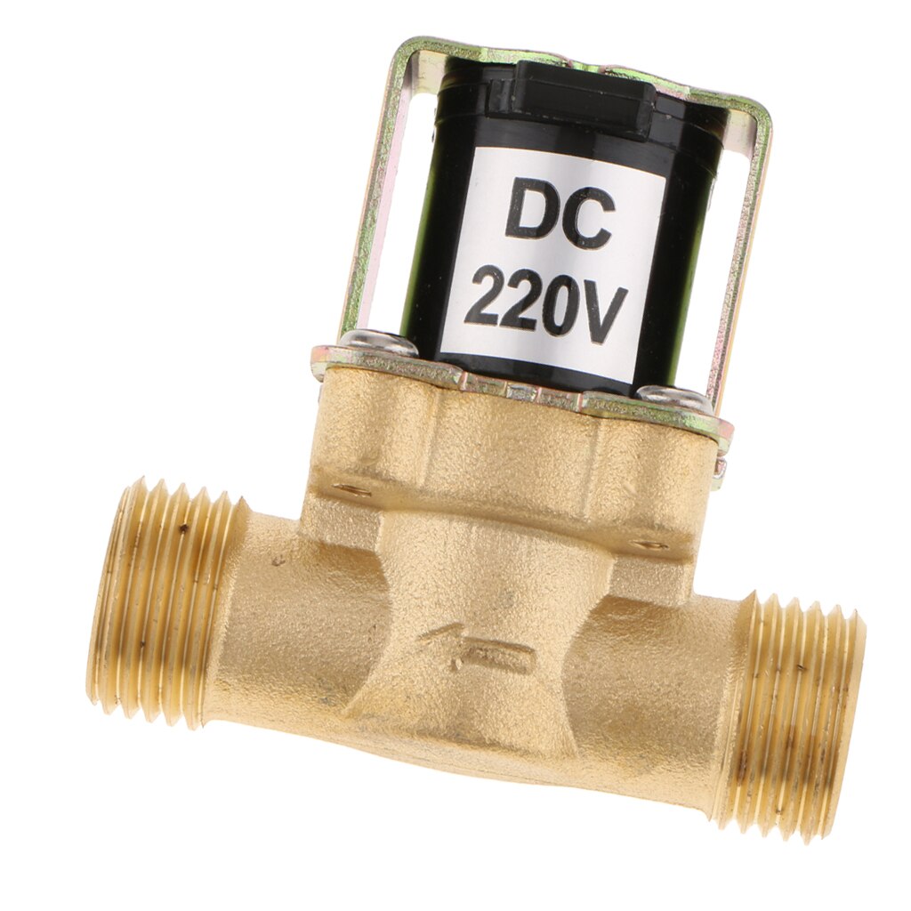 Brass Electromagnetic/Normally Closed Water Inlet Valve 4Points Outer Teeth.