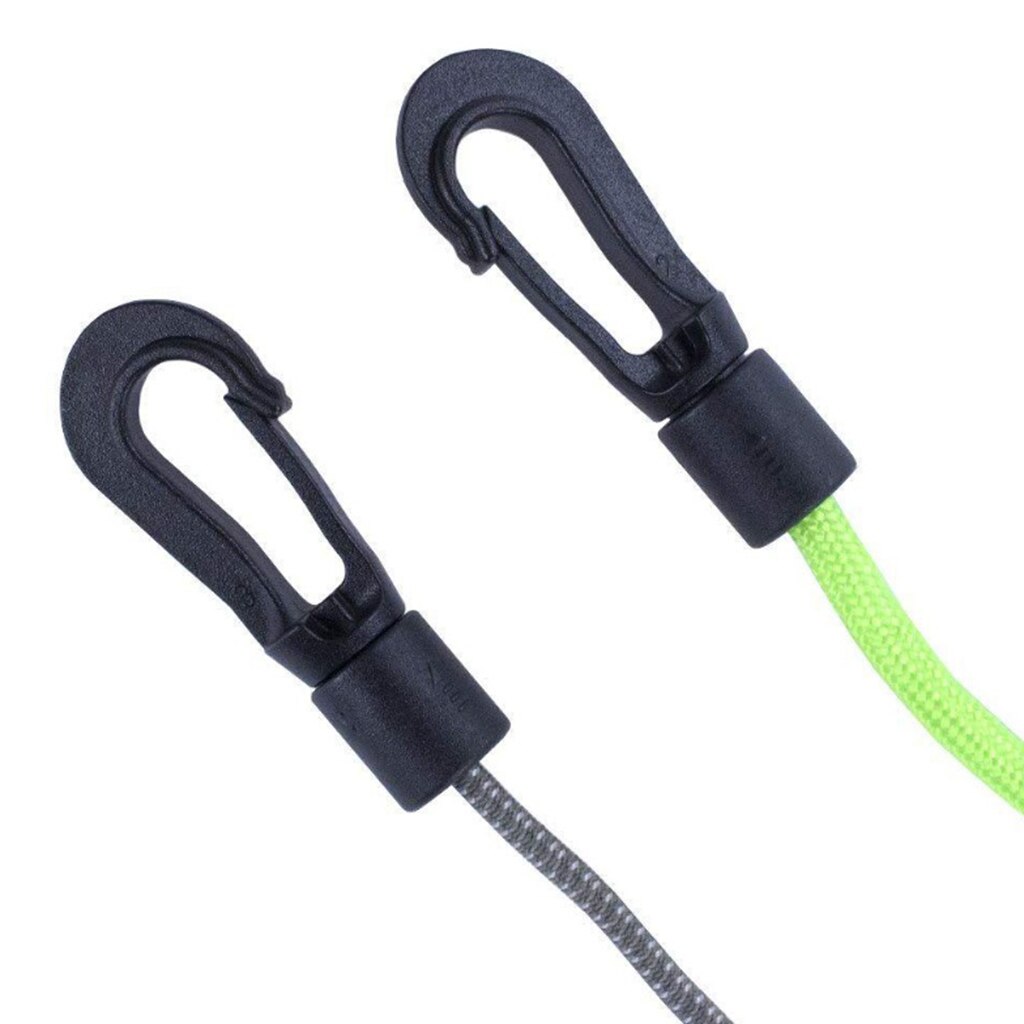 60Stck Schock Bungee-seil Haken Karabiner Kabel Schwarz Für 5mm Bungee Gurte