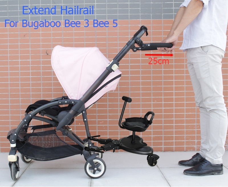 Baby Kinderwagen Zubehör Verlängern Griff Hailrail Stoßstange Für Yoyo Cybex Eezy S/S +/Twist und Bugaboo Biene 6 Biene 5 Biene 3
