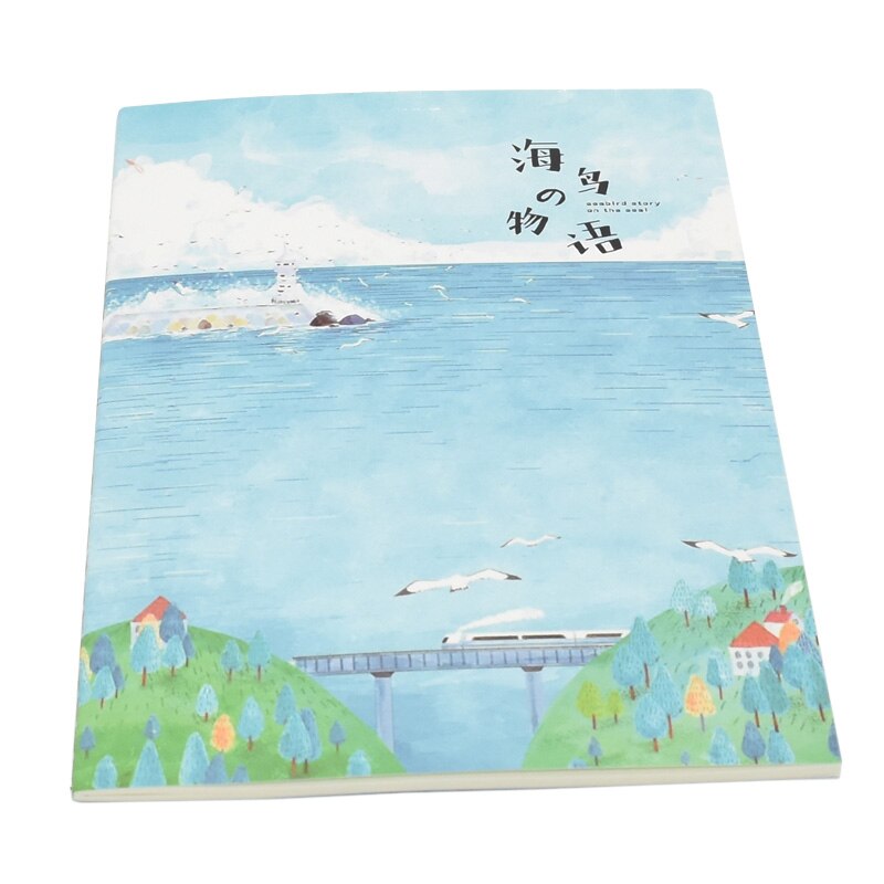 2 pcs of 16k fresh notebook soft cover B5 large notebook for school and office use: type4