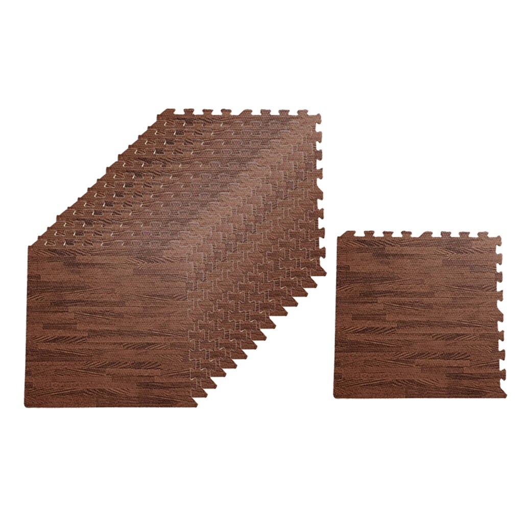 16 Uds. De baldosas gruesas para gimnasio, alfombras de suelo entrelazadas, alfombrillas de espuma suave EVA: Dark