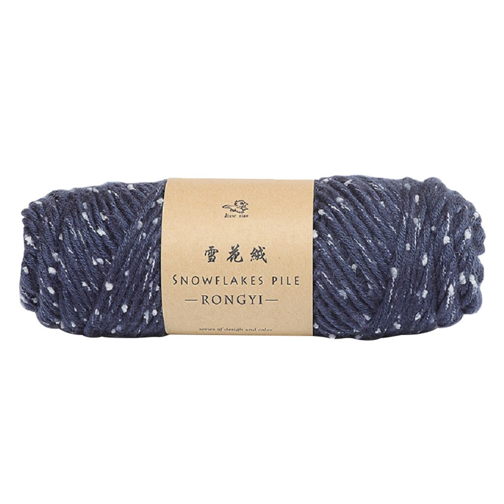 100g Snowflake Scarf Line Diy Crochet Thick Wool Sweater Baby Line Lover Cotton @35: W