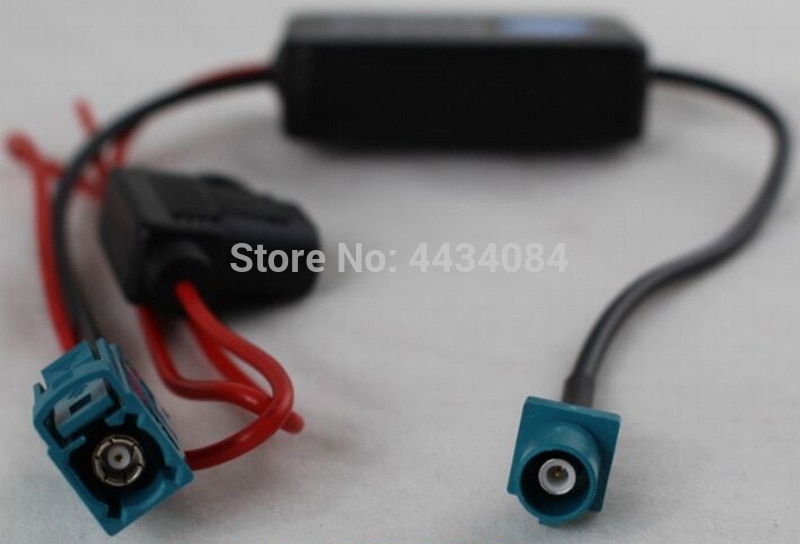 Ouchuangbo Fm Radio Signal Amplifier Antenna Anti-interference Booster Amp Automobile Parts