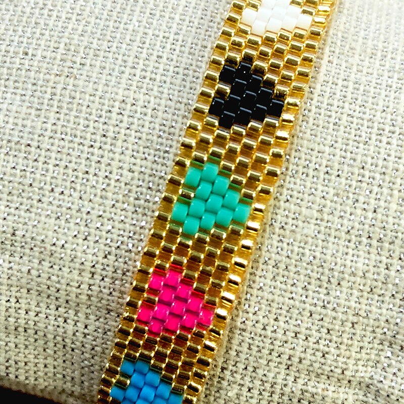 Bluestar Gold Miyuki Armband Set Voor Vrouwen Handgemaakte Weefgetouw Kralen Charm Armbanden Armband Vrouwelijke Kwastje Sieraden: 1