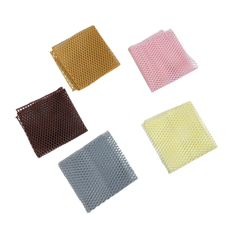 1Pc 30x30cm Microfiber Mesh Wire Dishwashing Cloth Kitchen Degreasing Brush Bowl Scouring Pads Cleaning Tools