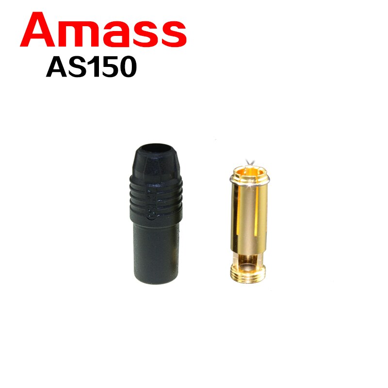 Oryginalne złącze wtykowe bananowe zgromadzić jak150 męskie żeńskie dla 150A prąd o dużym napięciu z 6MM wtyczka bananowa złącza kulowe: 1szt  płeć żeńska czarny