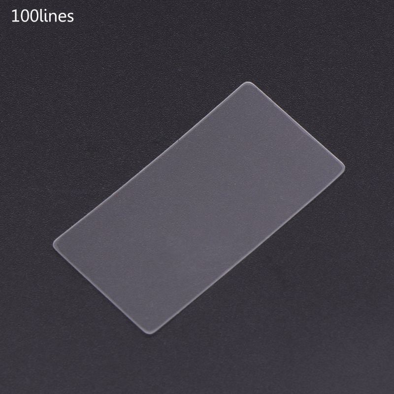 36x38mm Nano gravure animaux de compagnie transfert Diffraction grille Ultra précision OCT19: 100 Lines