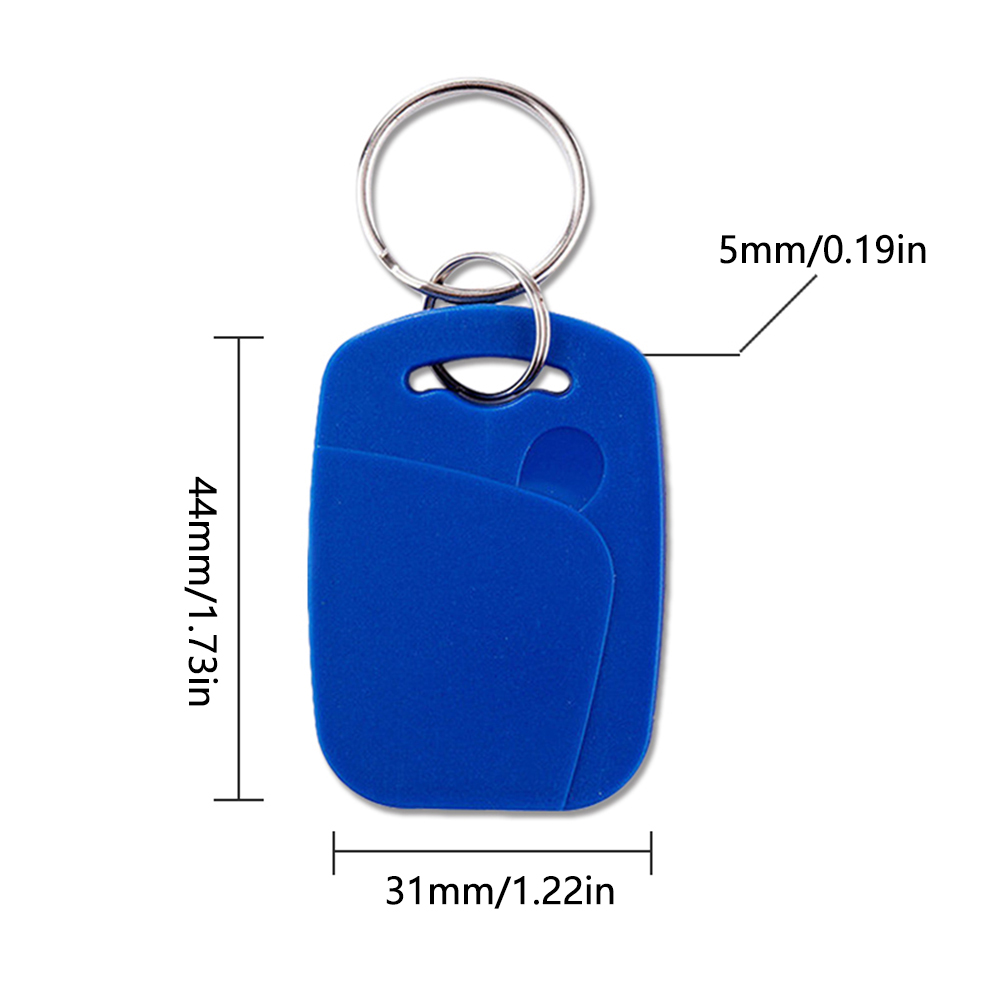 Llaveros RFID NFC con Chip Dual regrabable, 13,56 Mhz, 125Khz, Gen1, UID, T5577, 5 unidades por lote
