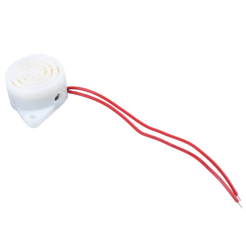 Pitido AC 220V zumbador cableado fuente de alimentación 2 alarma rueda