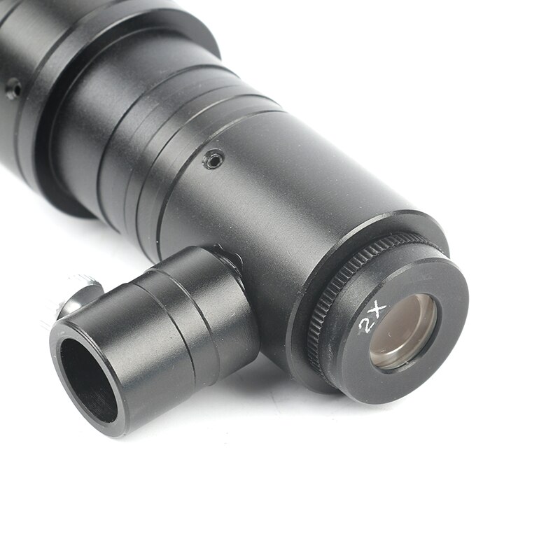 Industrial Lens Coaxial Optical Auxiliary Lens Objective 1X 2.X 3X Dustproof Magnification Objective Lens