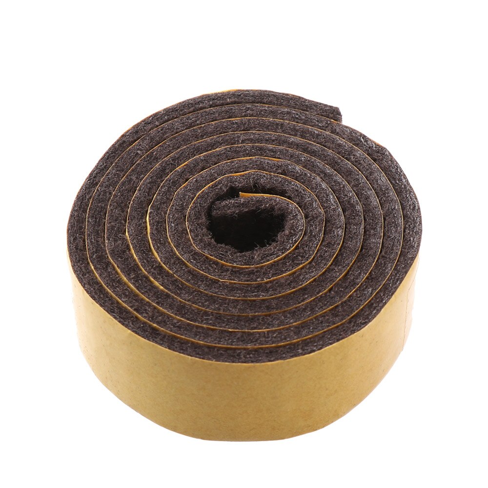 1Roll 100cm Self-Adhesive Anti-slip Mat Felt Furniture Leg Pad Floor Protector Wear-resisting Table Chair Leg Bumper Sticker Pad: 3cm / brown