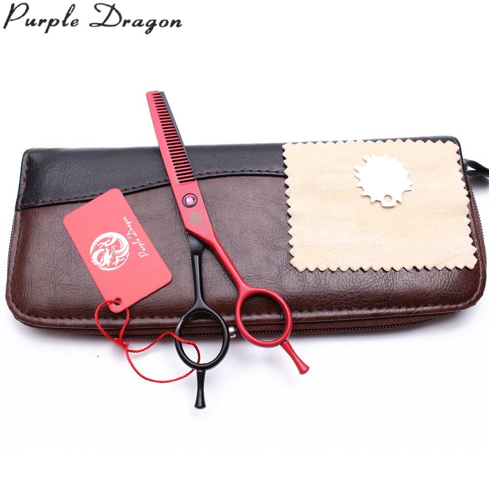 5.5" 15.5cm Red&Black Cutting Scissors Thinning Shears Pet Scissors Dog Grooming Scissors Animal Scissors Set Z1012