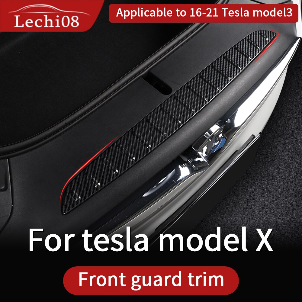 Frontskyddspanel för tesla modell x tillbehör tesla modell x interiör tillbehör