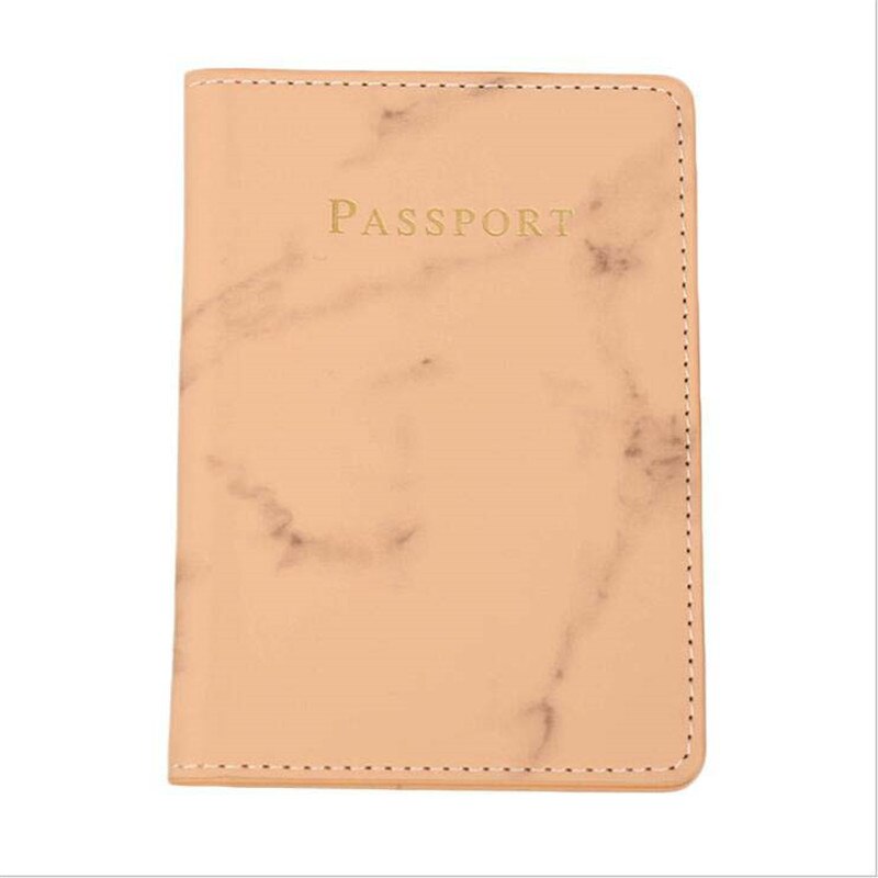 Mode Reizen Vintage Zaken Passport Covers Holder Multi-Functie Id Bank Card Pu Leather Wallet Case Travel Accessoires: Auburn