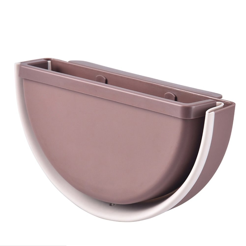 Poubelle Portable suspendue et pliable, bac de rangement mural pour cuisine et maison, corbeille à déchets de bureau, boîte montée sur camion: coffee