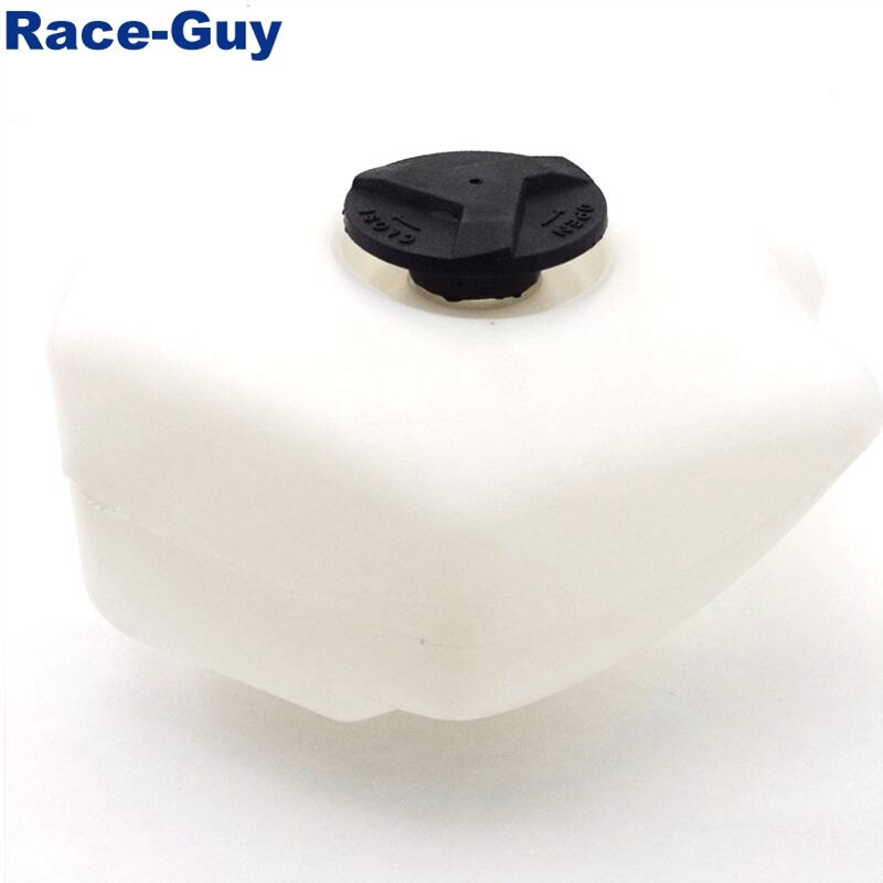 White Plastic Petrol Gas Fuel Tank For Chinese 2 Stroke 47cc 49cc Minimoto Kids Mini Moto Pocket Bike