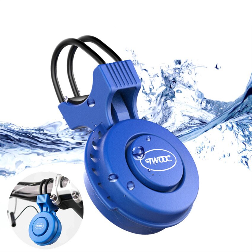 120db Loud Volume USB Rechargeable Waterproof Electronic Bicycle Horn Loud Volume Alarm Cycling Handlebar Electric Bike Ring