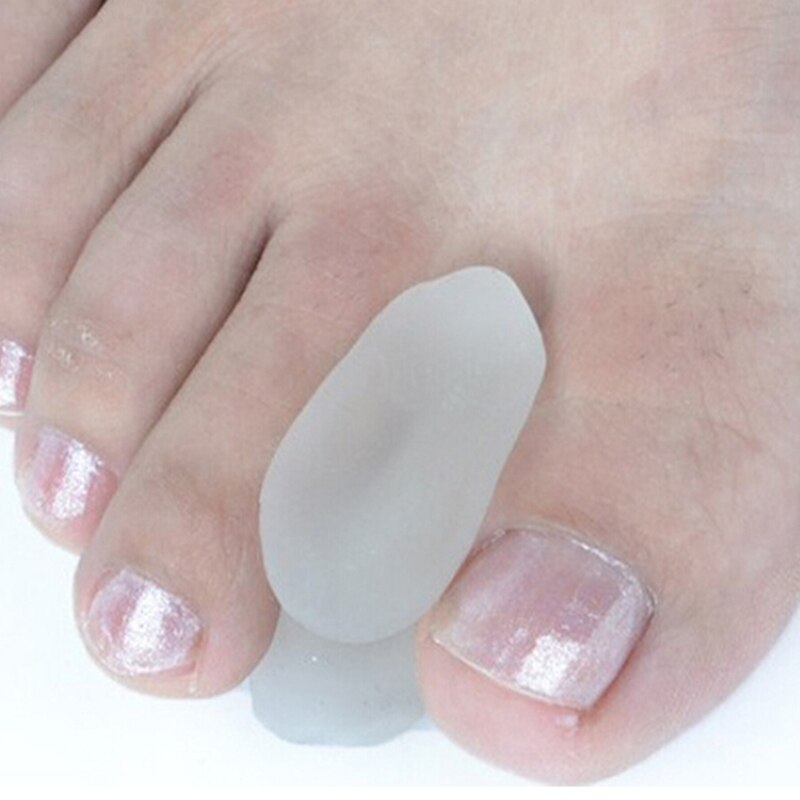 2Pcs Siliconen Voet Vinger Teen Separator Bunion Bone Duim Valgus Beschermer Richter Hallux Valgus Pedicure Corrector Voeten Zorg