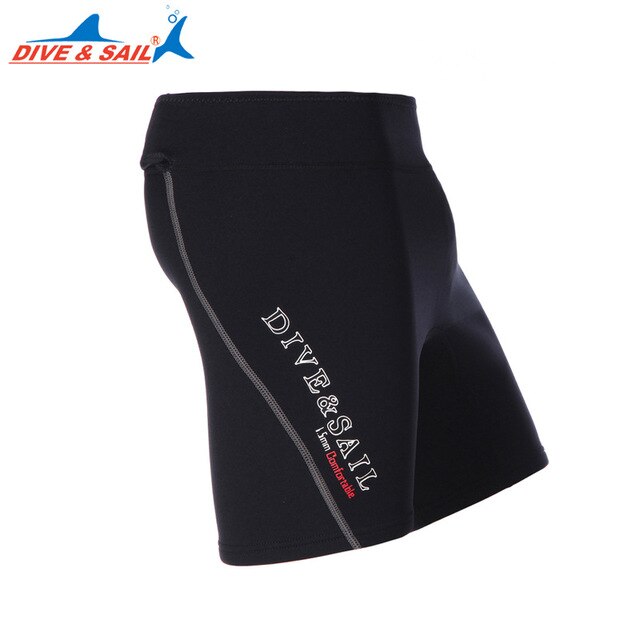 Buceo y vela 3mm de los hombres traje de buceo neopreno chaqueta y 1,5mm de buceo pantalones cortos traje de natación Surf pesca submarina lycra: Pants / L