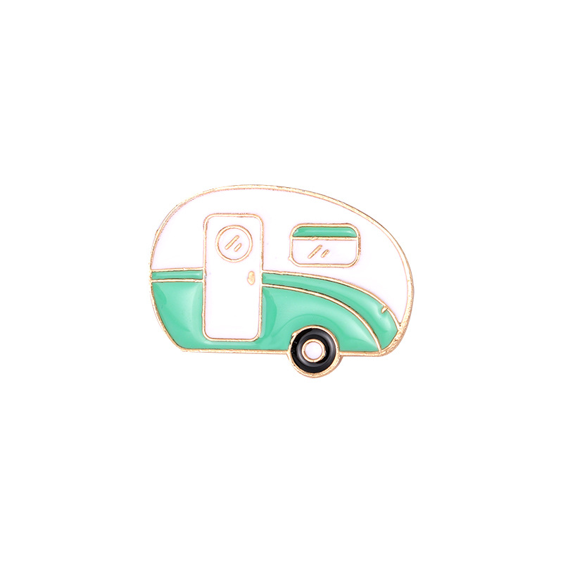 Broche de voiture en alliage pour femme, épingles en émail, voiture, Bus, voyage, , paysage, amour, , Badge, bijoux