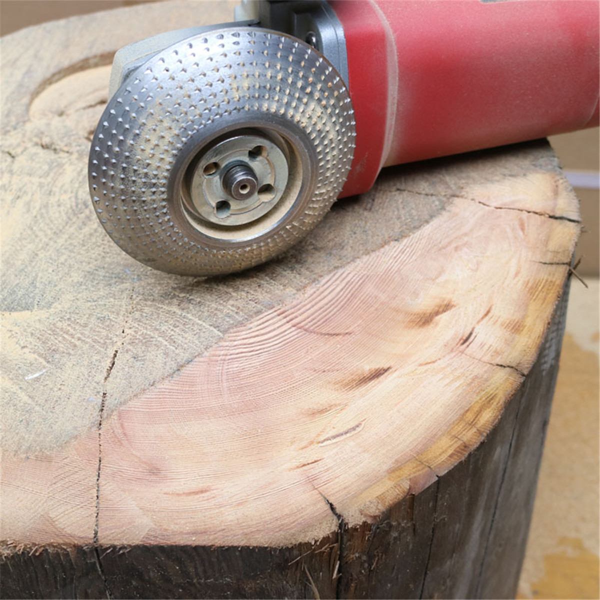 Hout Vormgeven Slijpschijf Carbon Staal Houtsnijwerk Disc Grinder Wiel Schurende Disc Schuren Rotary Tool Voor Haakse Slijper