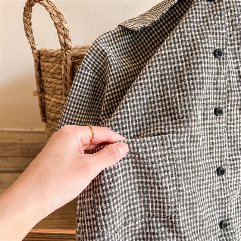 HoneyCherry Spring 2022 new girls long shirt jacket kids bluse baby girl maglie a manica lunga