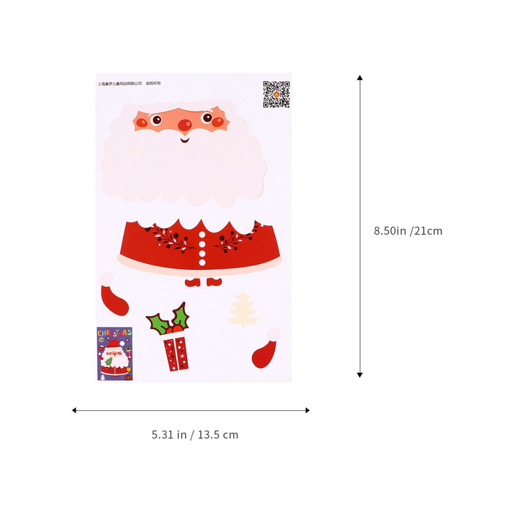 4 Set DIY Cards Lovely Sweet Craft Fun Durable Kids Accessories Handmade Cards Xmas Cards Greeting Cards