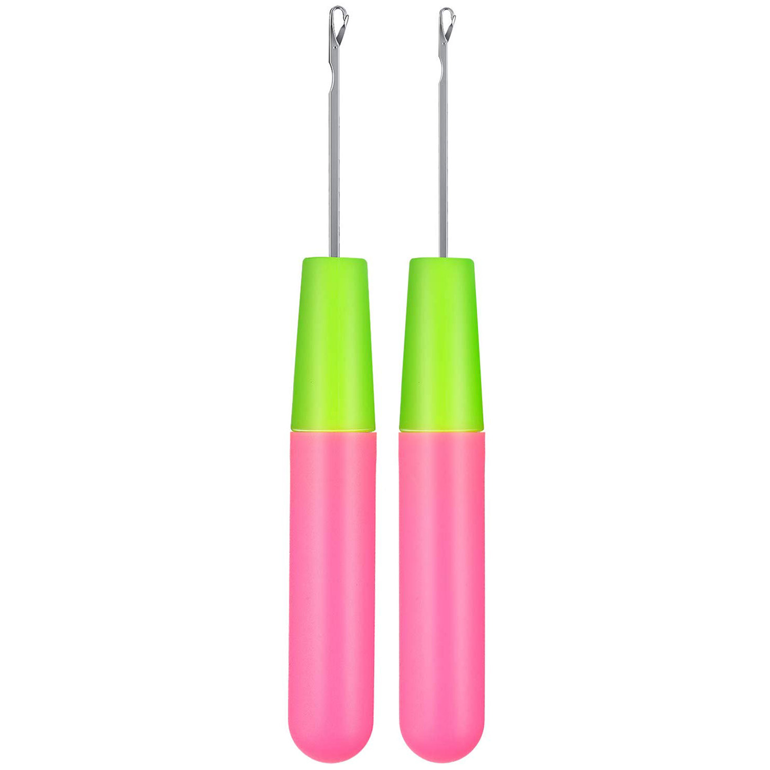 9 Pieces Bent Latch Hook Crochet Needle Set Latch Hook Dreadlocks Tool Crochet Needle Hair Locking Tool for Braid Hair Carpet