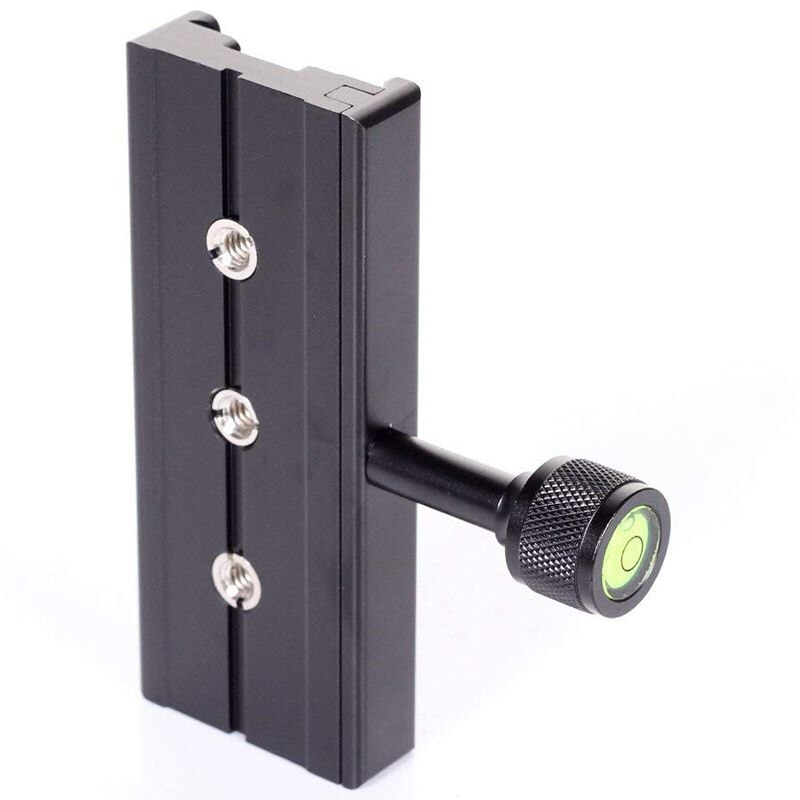 QR-120 Clamp Adapter For Quick Release Plate 1/4in 3/8in Arca SWISS PU-50/PU-60/PU-100/PU-120/PU-150/PU-200 Benro Sunwayfoto Tri