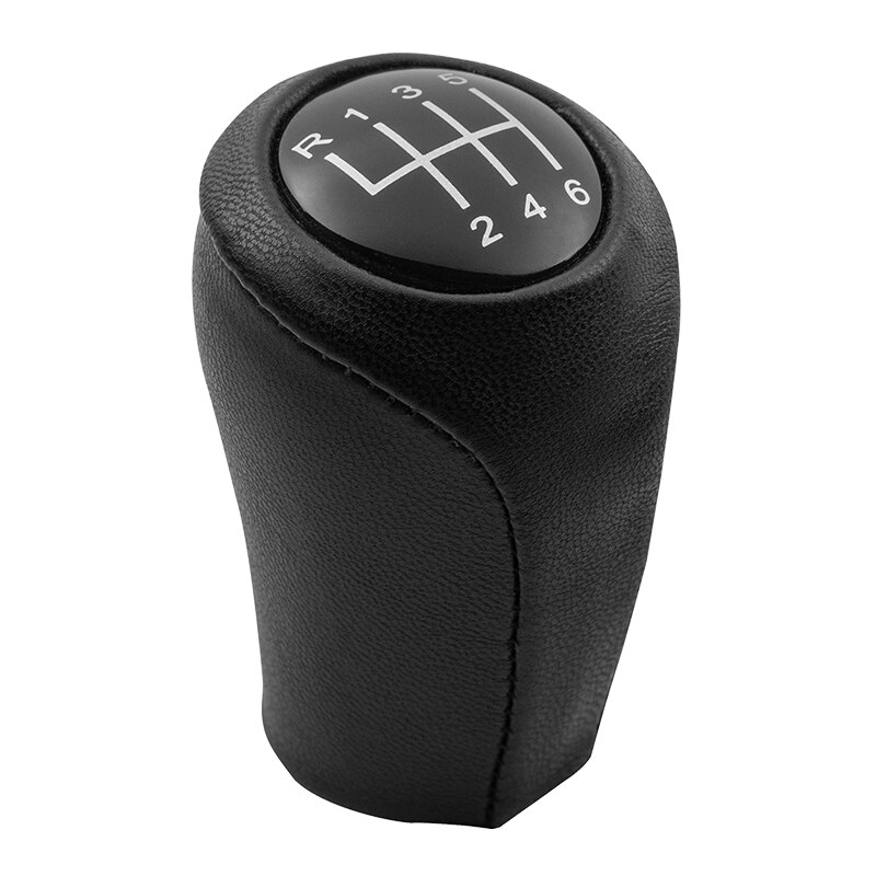 Levier de changement de vitesse en cuir pour MAZDA 3 BK BL 5 CR CW 6 II GH CX-7 ER MX-5 NC III 23 MT: 6 Speed Black A