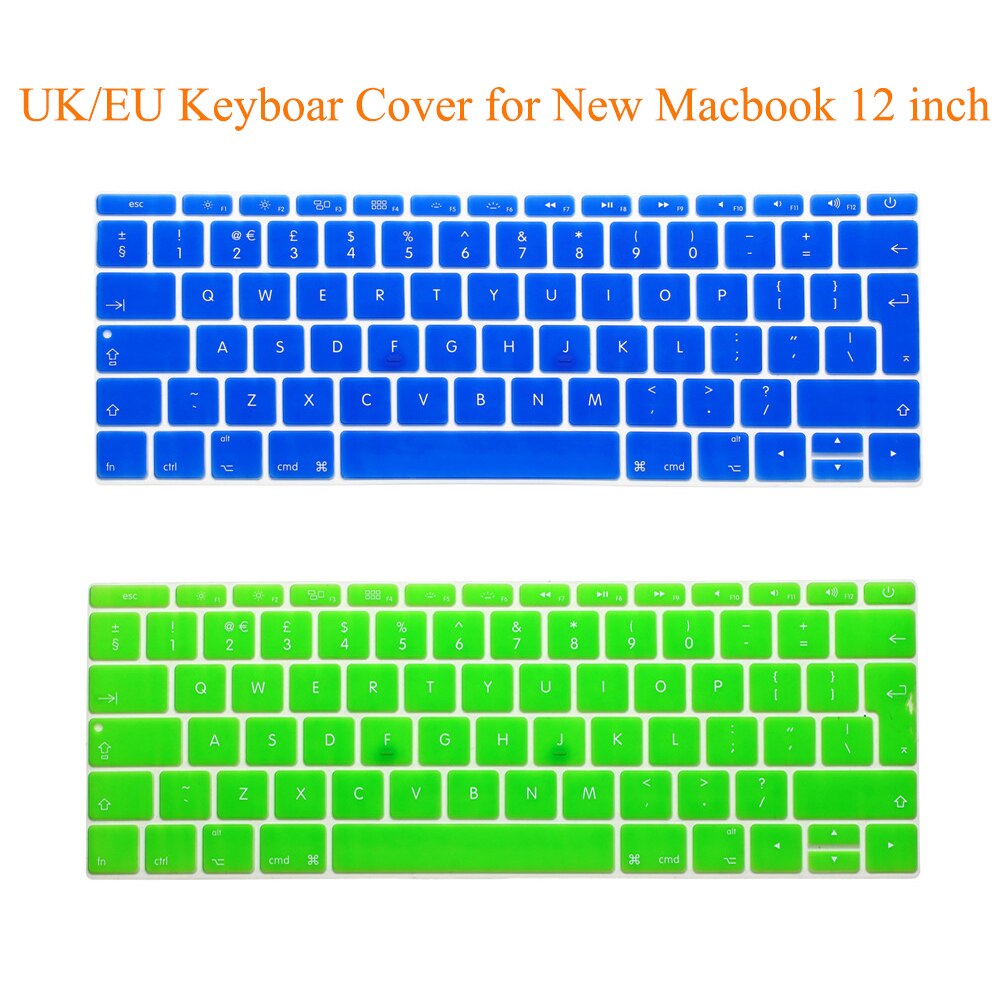 For Macbook Pro 13 with Touch Bar.10 release Model:A1706) European EU/UK EURO English Silicone Keyboard cover Film