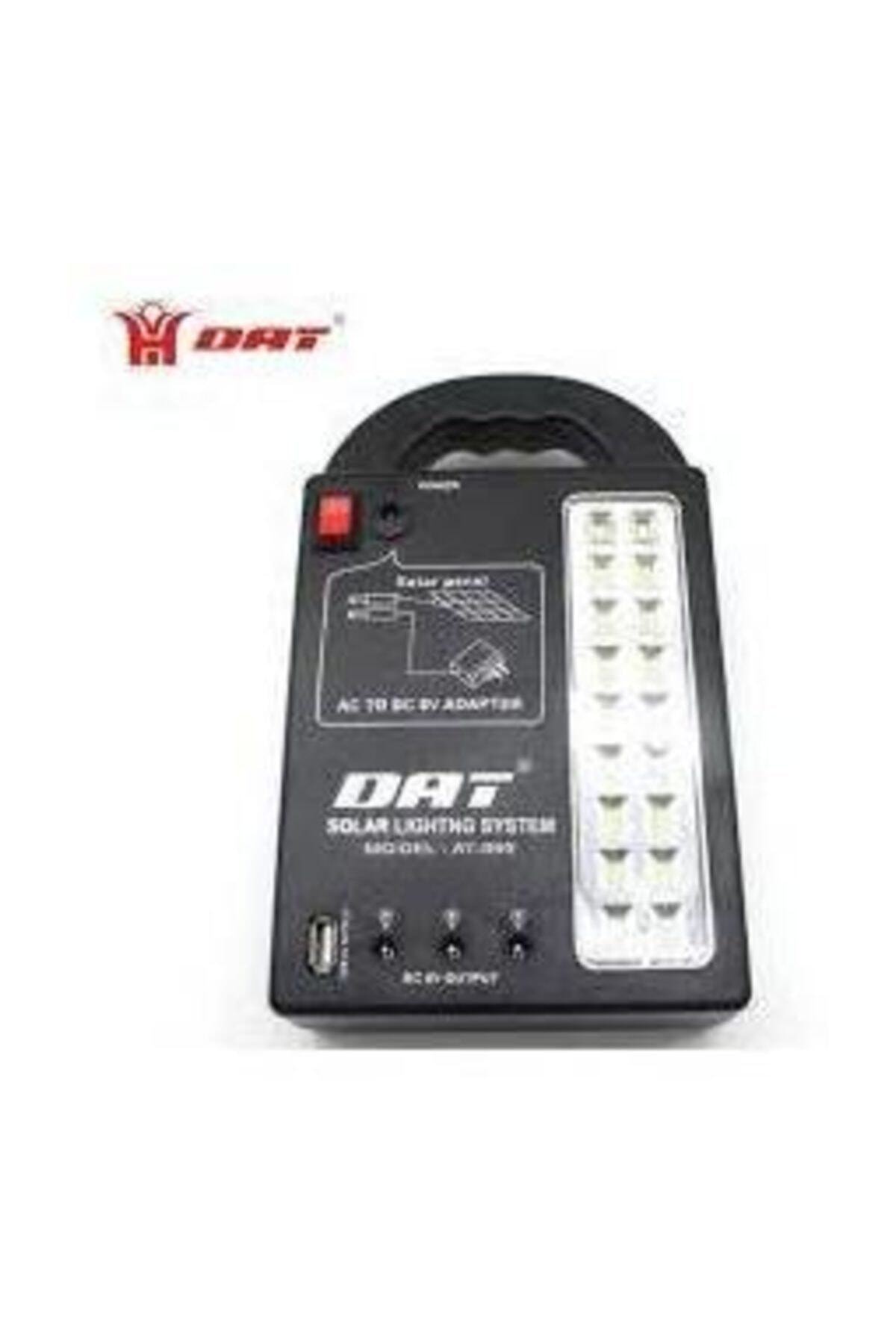 9V - 3w Solar system Dat At-999 Solar Powered Solar Lighting System