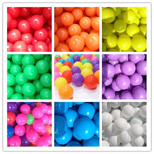 8cm Many Colors 30pcs/lot Optional Eco-Friendly Big Balls Safe Soft Ocean Ball Funny Baby Toy Kid Water Pool Ocean Ball Pits