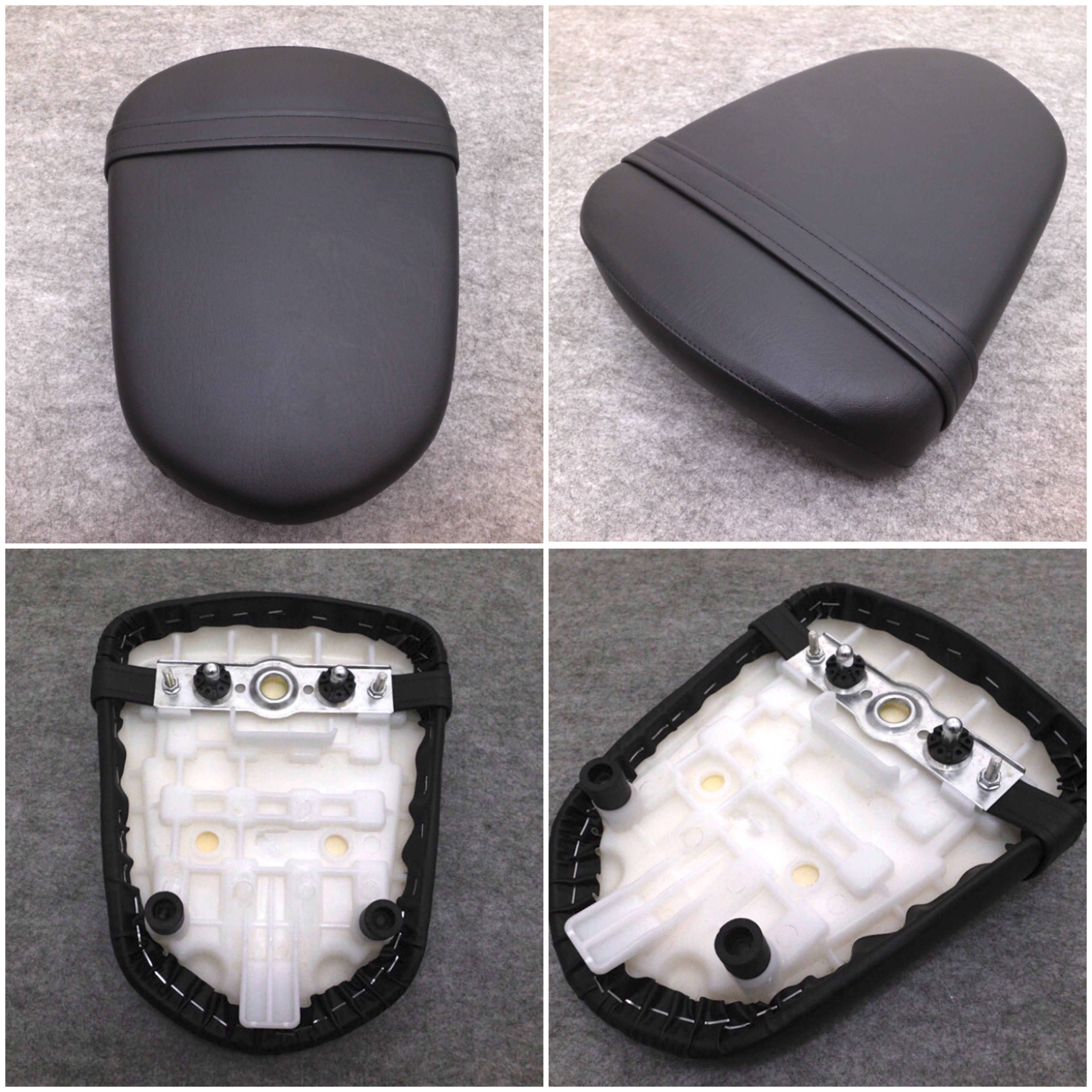 Siège de passager arrière noir pour Suzuki GSX-R GSXR 600 GSXR 750 K6 K7 2006 06 07