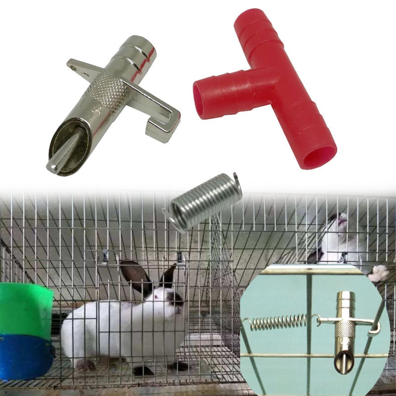 Style Automatic Water Feeder,Spring Waterer Drinker Poultry Rabbits Nouse Feeder Drinker for farm animals