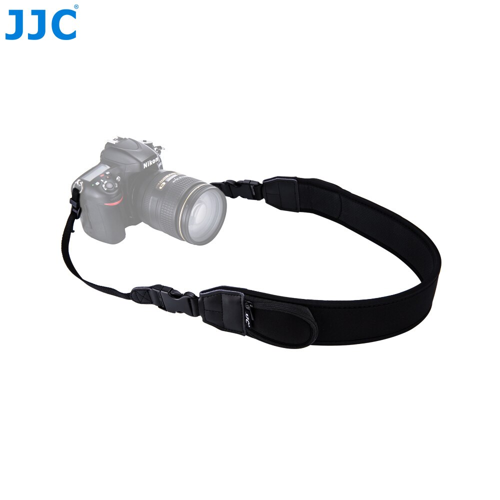 Jjc Quick-Release Neck Strap Met Pouch Dslr Brede Schouderbanden Camera Neck Riem Voor Canon Nikon Sony Pentax fujifilm Sigma