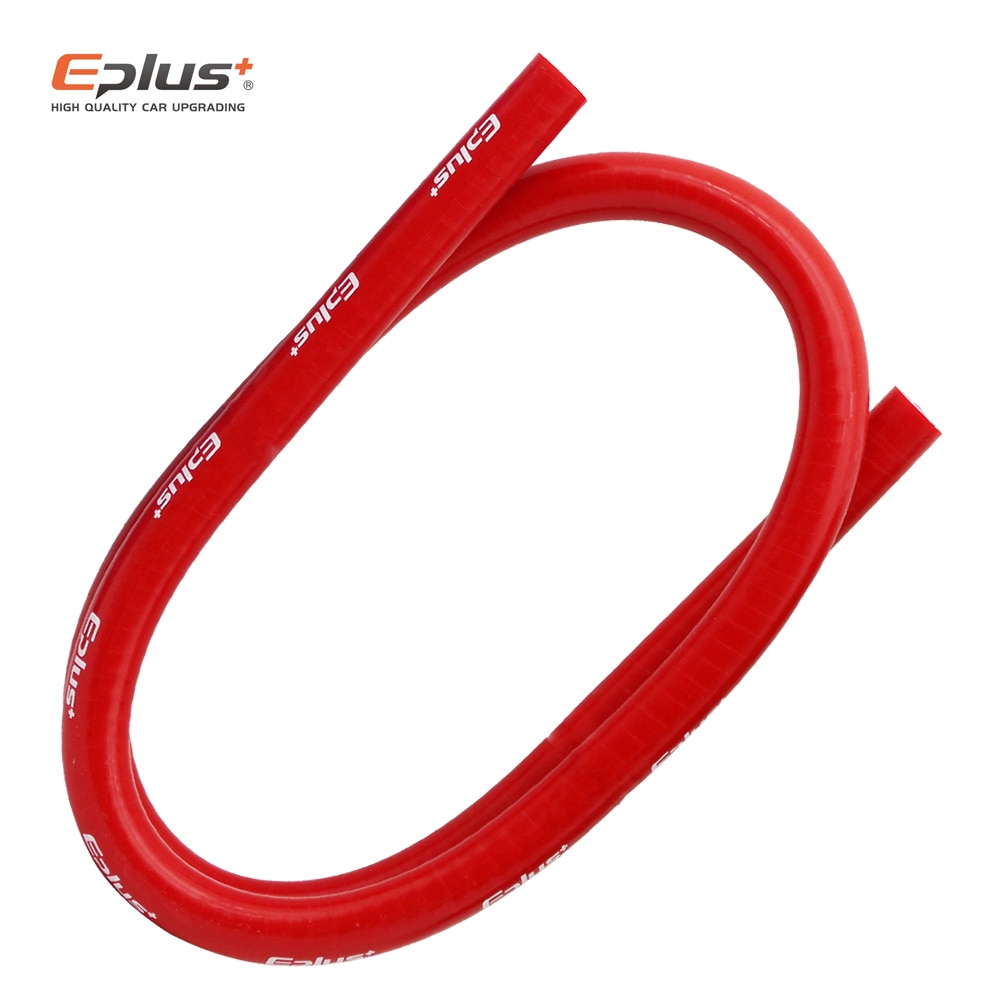 Red Silicone Tubing Braided Hose Universal Multiple Sizes Silicone Water Pipe Car Radiator Intercooler Pipeline Air Hose 1M