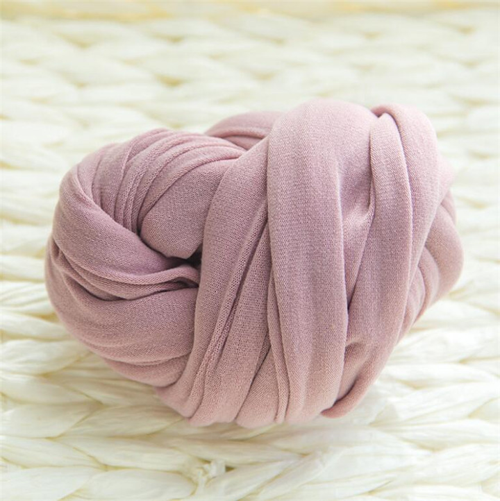 Ylsteed Pasgeboren Fotografie Props Stretch Baby Fotografie Wraps Deken Pasgeboren Inbakeren Baby Fotoshoot Props Accessoires: Paars