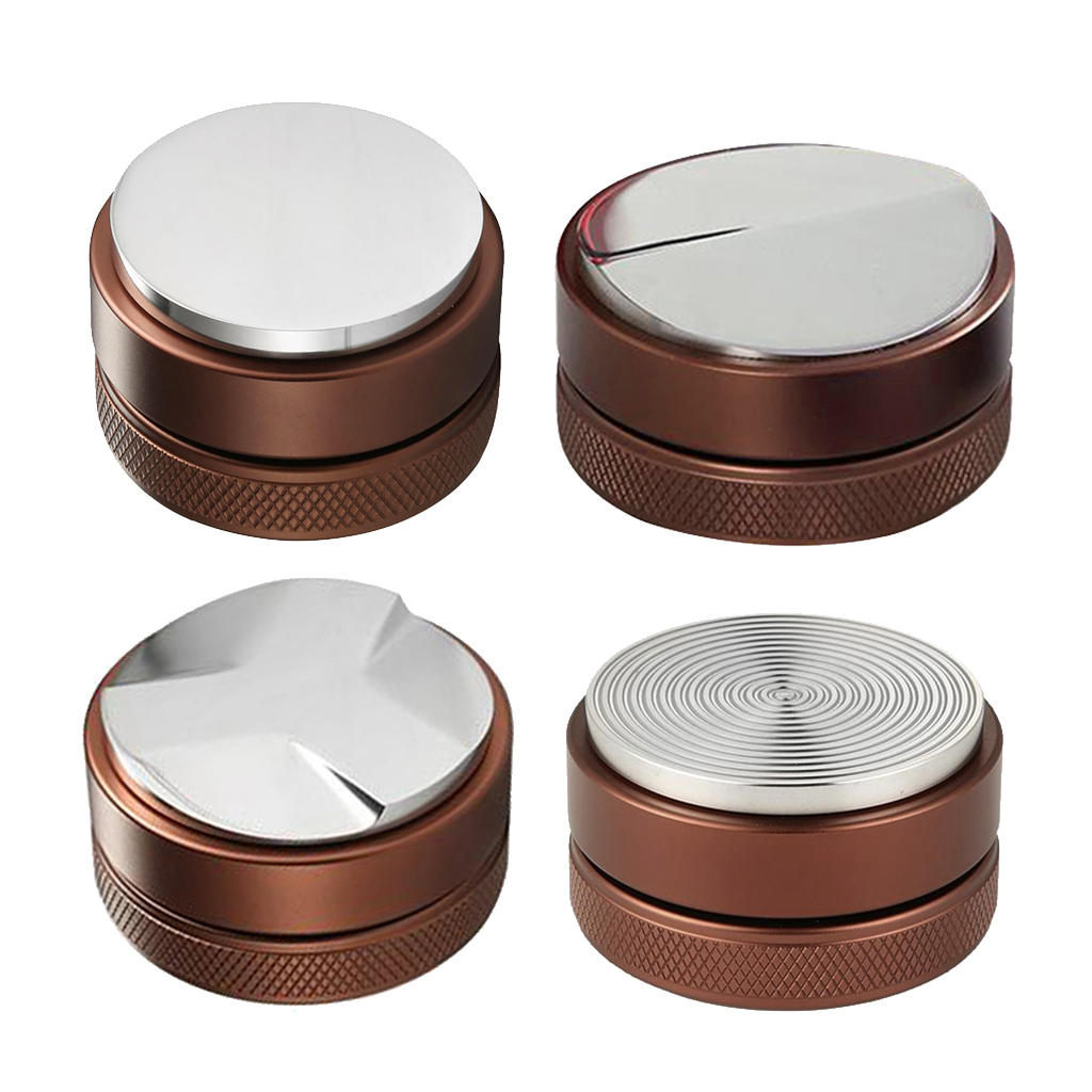 Brown 51/58mm Coffee Distributor, Coffee Distributor ,Coffee Distribution Tool Espresso Hand Tampers