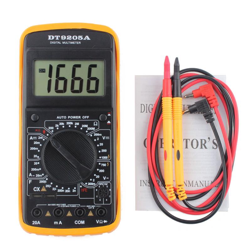 DT-9205A Handheld Lcd Digitale Multimeter Ac/Dc Vo... – Grandado