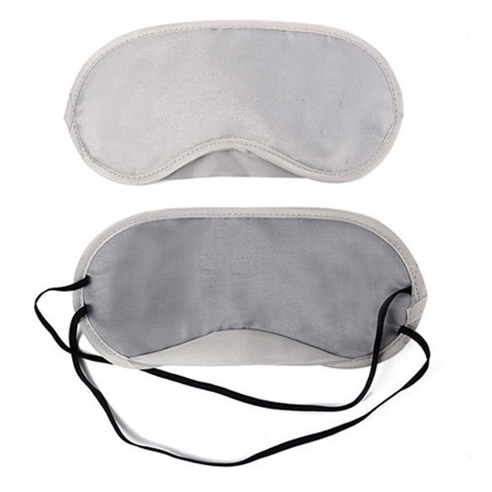 1PC Pure Silk Sleep Eye Mask Padded Shade Cover Travel Relax Aid: G
