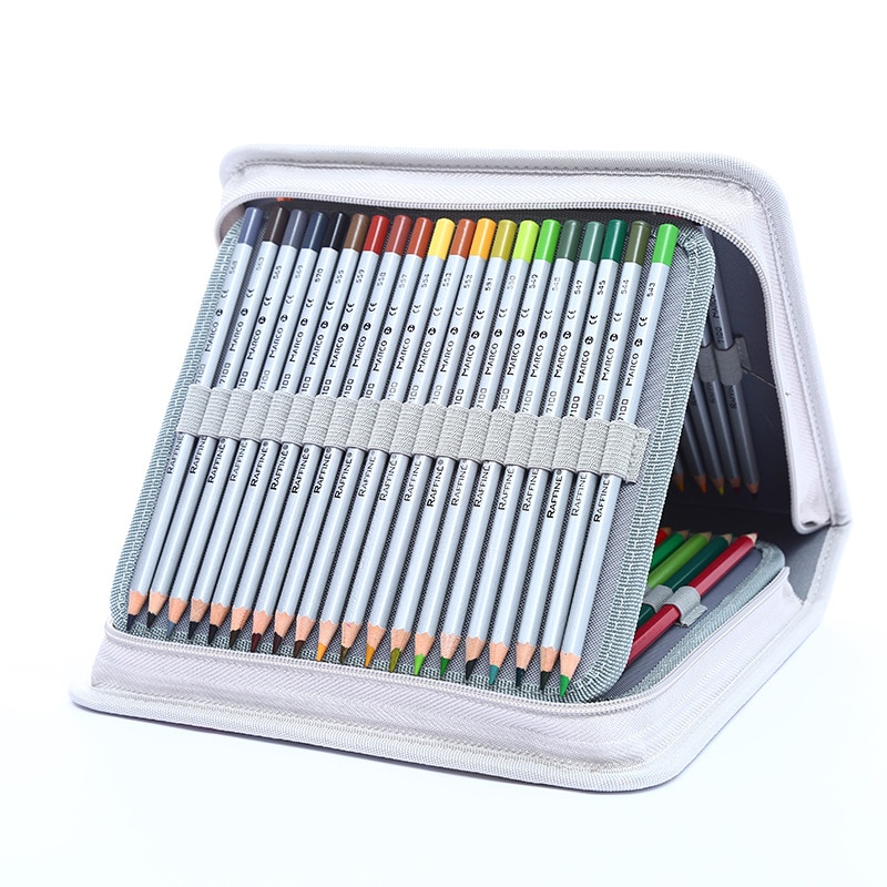 Schule Bleistift fallen 120/168/216 Löcher Pencilcase Beruf Stift Kasten Straf für Kind Bunte Kunst Tasche Große Lagerung Beutel Strafen